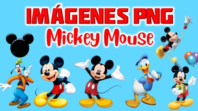imagenes de mickey mouse transparente