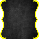 marco negro amarillo