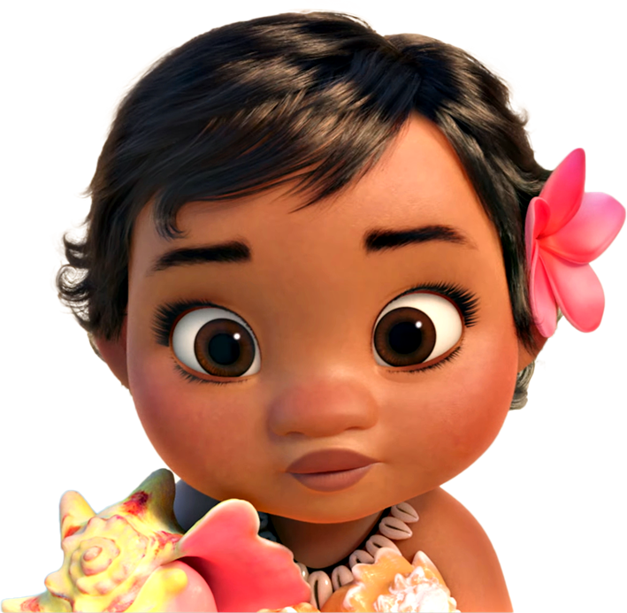 Baby Moana Sitting Clip Art, HD Png Download {1270687} Dlf.pt