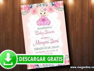 invitacion baby shower mujer