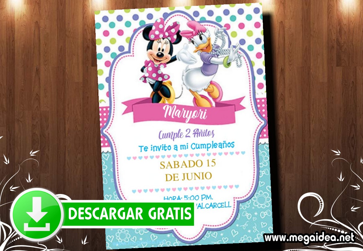 Minnie y Daisy Invitacion MUESTRA
