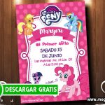 My Little Pony Tarjetas de Invitacion