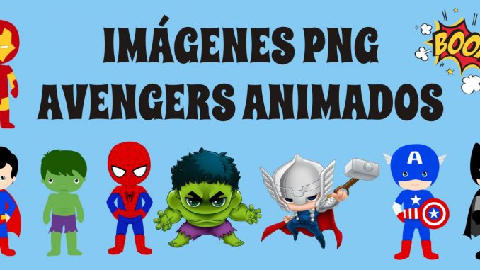 Avengers Animados PNG Vengadores - Mega Idea