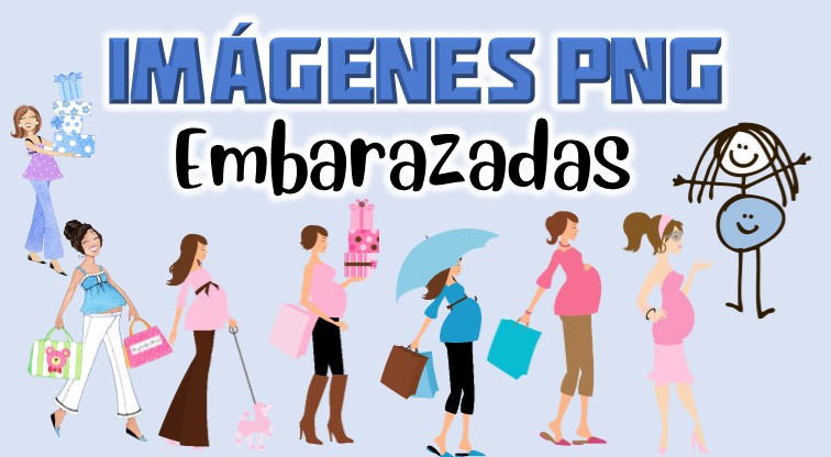 Imagenes de Embarazada animado Clipart PNG transparente - Mega Idea