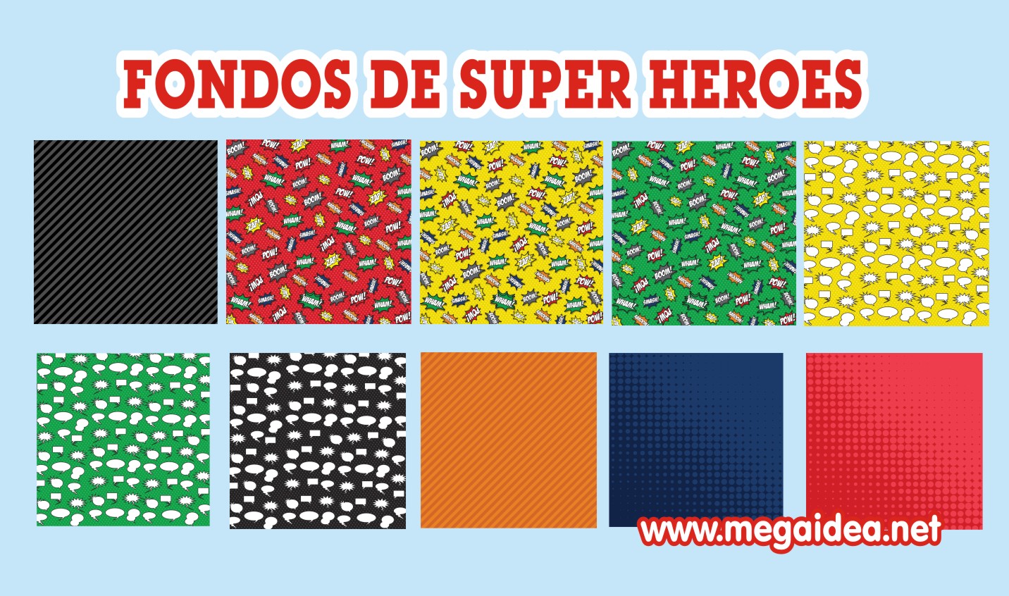Fondos Super Heroes - Mega Idea