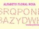 alfabeto floral
