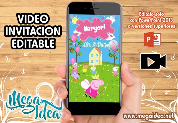 VIDEO Invitacion Peppa Pig