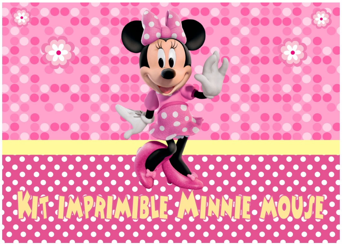 Kit Imprimible Minnie Mouse en Powerpoint - Mega Idea