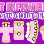 Kit Imprimible de Angelita para Bautizo Niña