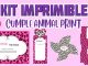 Kit Imprimible Animal Print MUESTRA