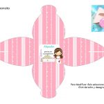 Kit Imprimible comunion fondo rosa nina 07