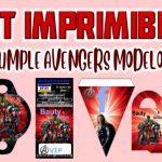 Kit Imprimible de Avengers Modelo 2 para Cumpleaños