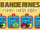banderin Angry Birds para cumple muestra