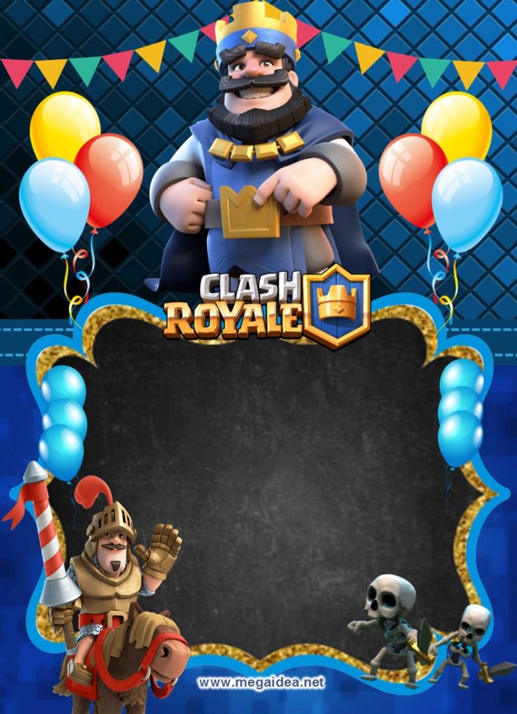 fondo invitacion Clash Royale 1