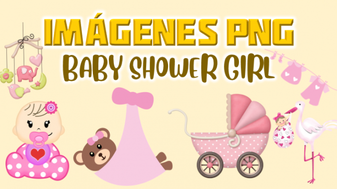 Imágenes PNG Baby Shower Niña GRATIS con fondo transparente - Mega Idea