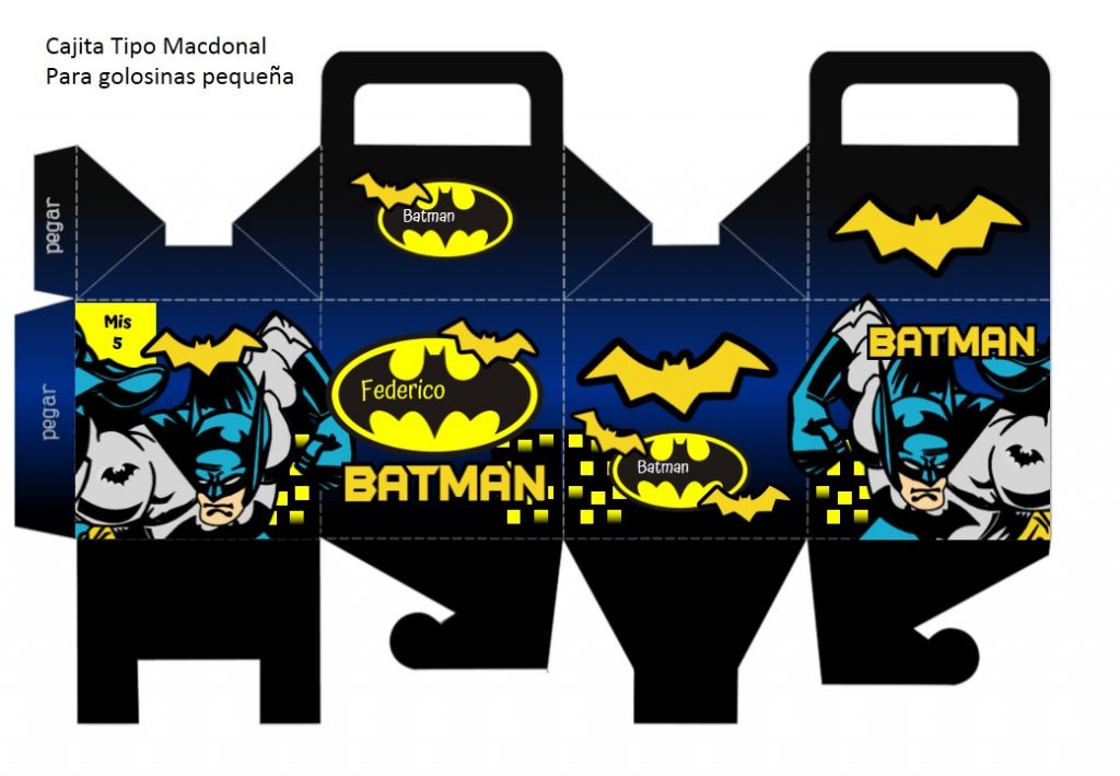  Kit Imprimible de Batman para Cumpleaños
