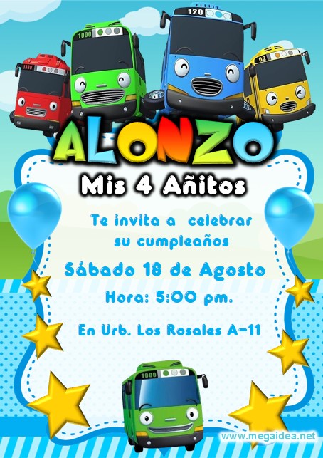Invitacion Tayo Bus 1