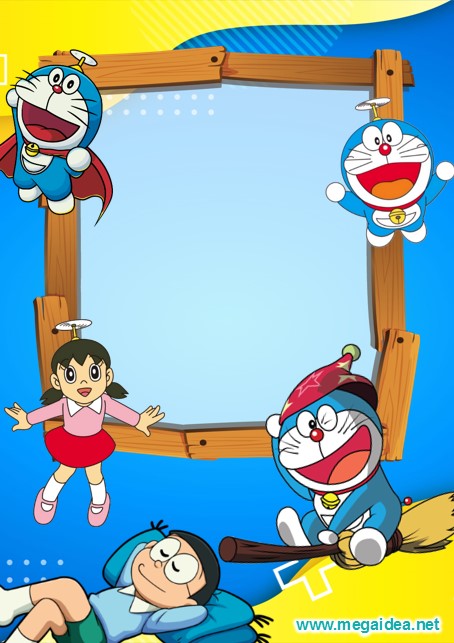 fondo Invitacion Doraemon 1