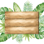madera hojas safari