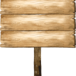 placa madera safari