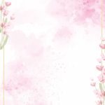 fondo acuarela rosado flores
