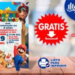 Invitación de Mario Bros La Película Editable GRATIS